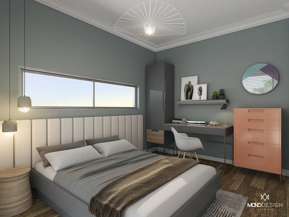 URLA VİLLA, Monodesign İçmimarlık Monodesign İçmimarlık Modern Yatak Odası