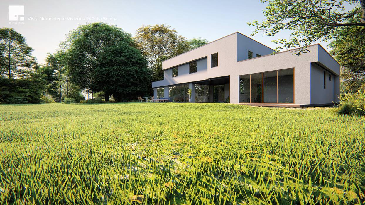 Diseño de casa Prototipo 240 en La Serena, Territorio Arquitectura y Construccion - La Serena Territorio Arquitectura y Construccion - La Serena Single family home