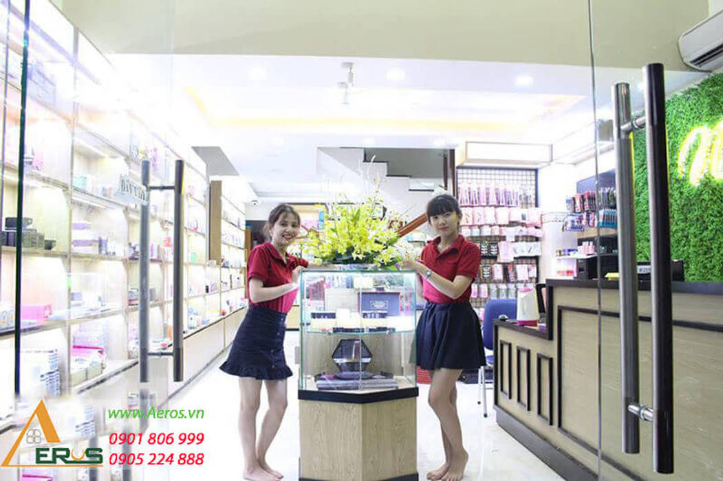 Thiet ke shop my pham NaNa Beauty Thu Duc, xuongmocso1 xuongmocso1 Commercial spaces Văn phòng & cửa hàng