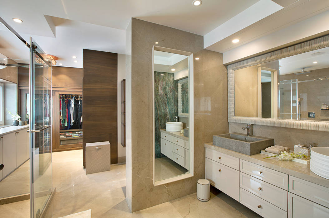 Master Bathroom Finelines Designers Private Limited Eclectic style bathroom