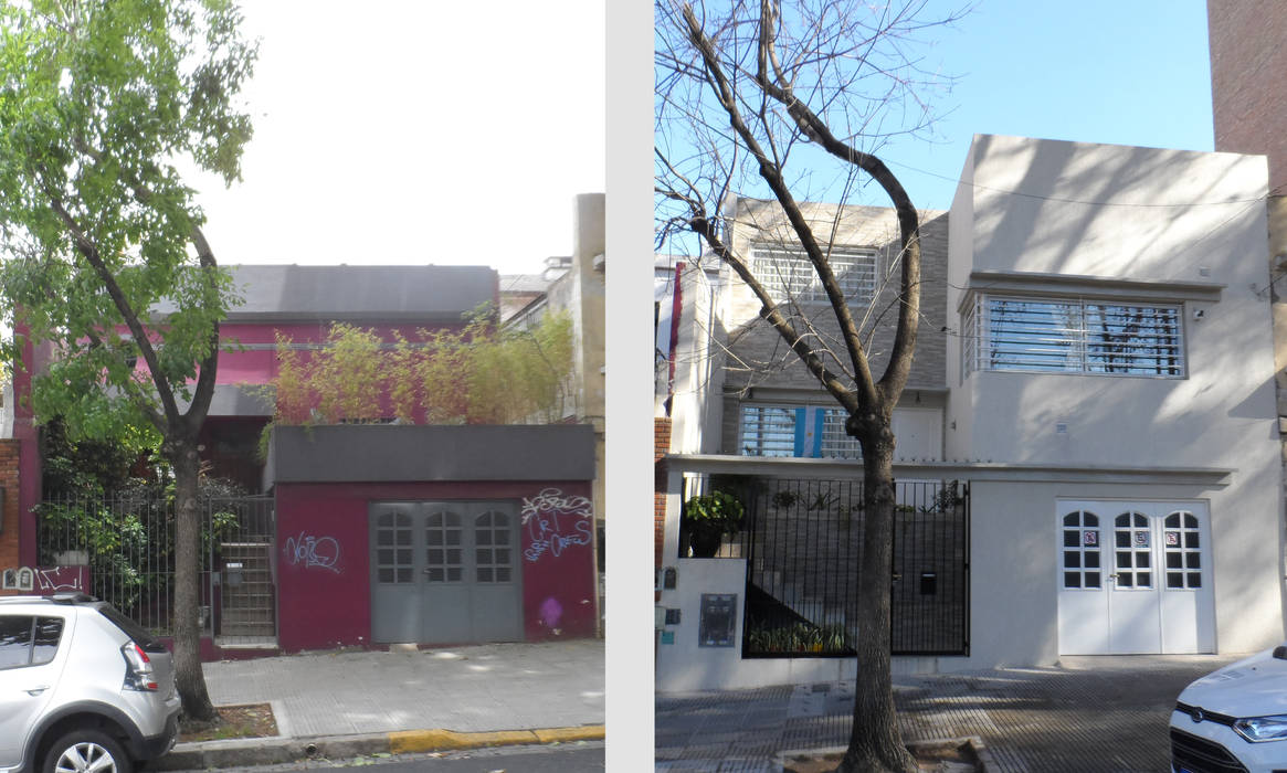 Casa Cuba - Antes y Después Decumano Arquitectos Casas unifamiliares Piedra