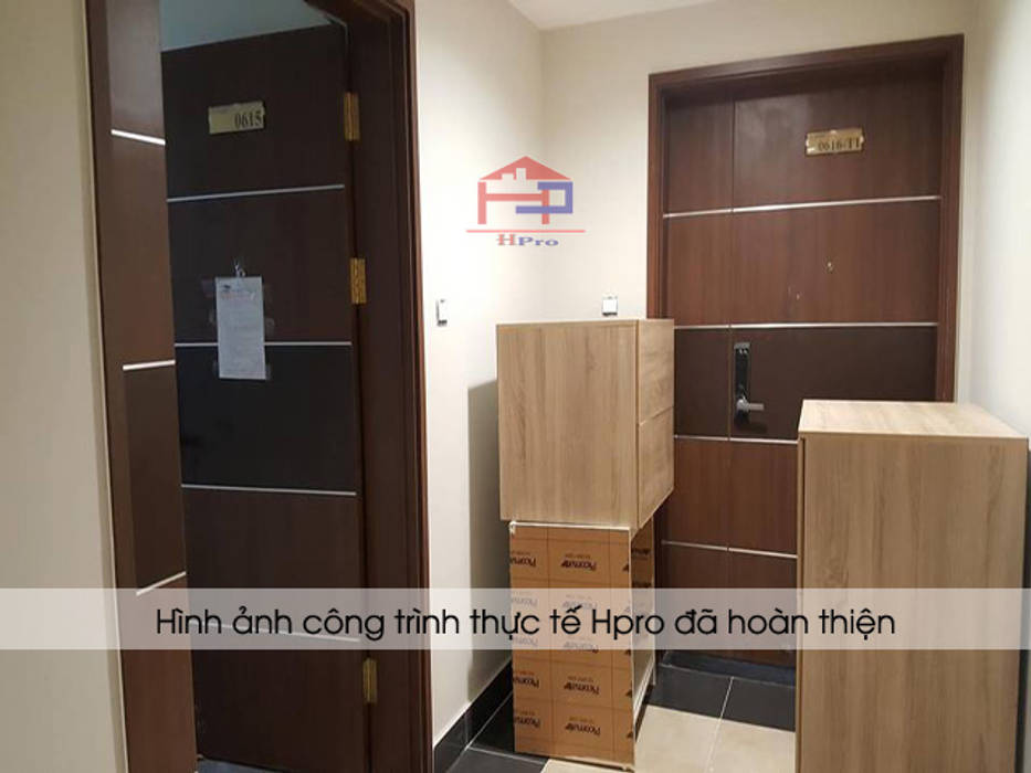 Hpro vận chuyển bộ tủ bếp laminate đến nhà chị Huyền ở Nguyễn Tuân Nội thất Hpro Nhà bếp phong cách hiện đại tủ bếp laminate,tủ bếp gỗ laminate,mẫu tủ bếp laminate,tủ bếp laminate giá,