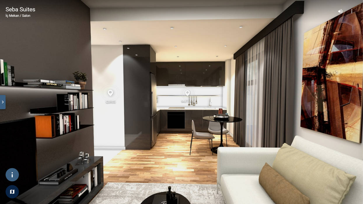 Seba Suites, ELTA VR SOLUTIONS ELTA VR SOLUTIONS Cocinas de estilo moderno Madera Acabado en madera