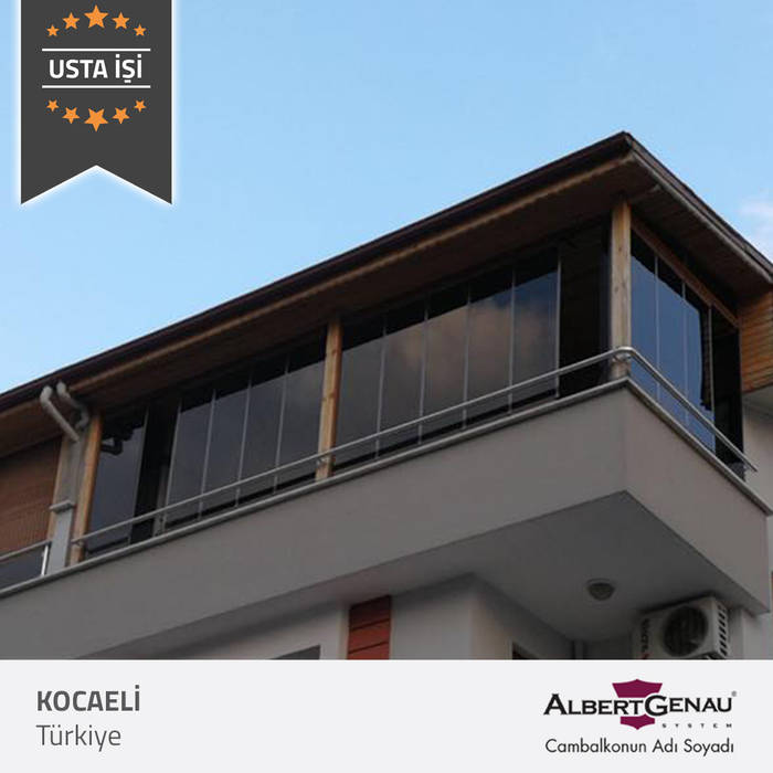 Kocaeli, Albert Genau Albert Genau Modern Balkon, Veranda & Teras