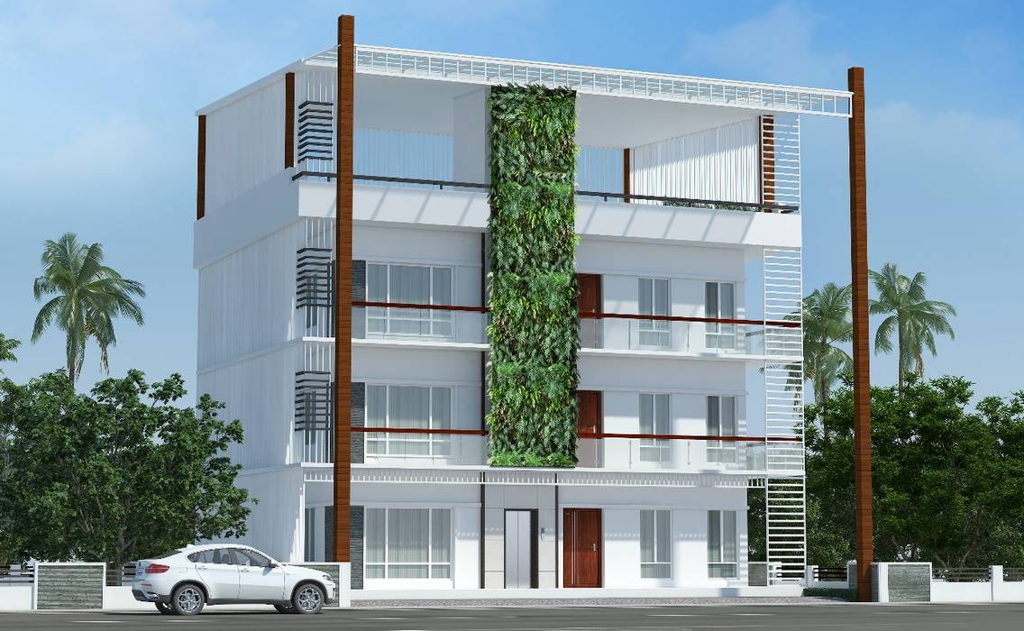 Top Construction Companies in Thrissur, Prithvi Homes Prithvi Homes Balkon