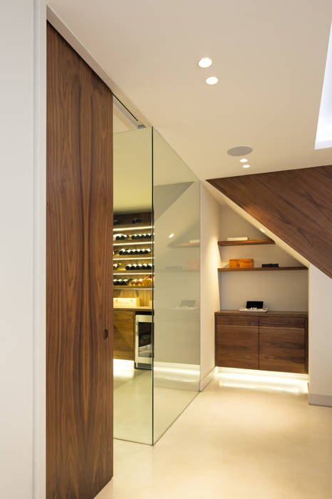 The Sunken Room, Shape London Shape London Modern wine cellar