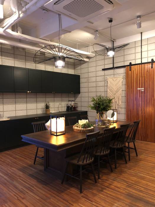 mefactory office interior design , styling (Seongsu-dong Seoul), studio_BAT studio_BAT Phòng học/văn phòng phong cách mộc mạc