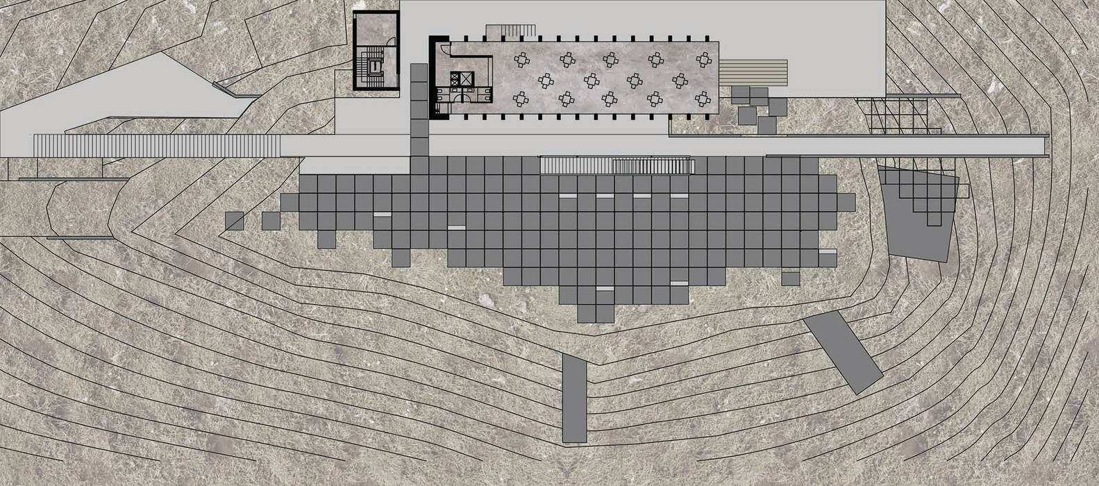 Anamur Atatepe Sosyal Merkezi ve Yarışması , ΛRCHIST Mimarlık|Archıtecture ΛRCHIST Mimarlık|Archıtecture Ticari alanlar Sergi Alanları