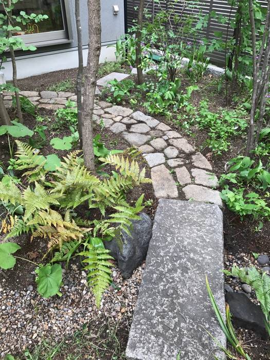 庭 遊庵 Front Yard Homify