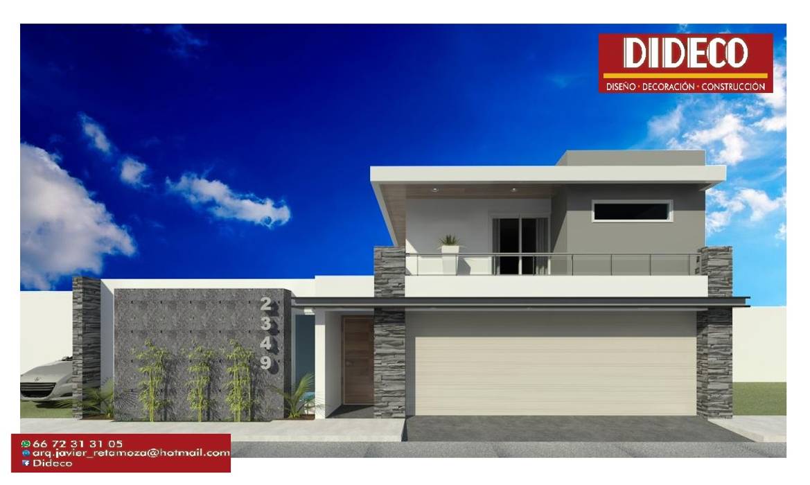 RENDERISADO 2019, DIDECO DIDECO Multi-Family house کنکریٹ