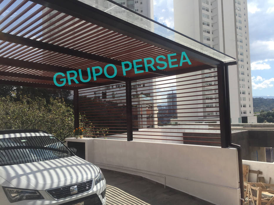 Pérgola, pérgola hibrida, bosque real huixquilucan, techos de cristal