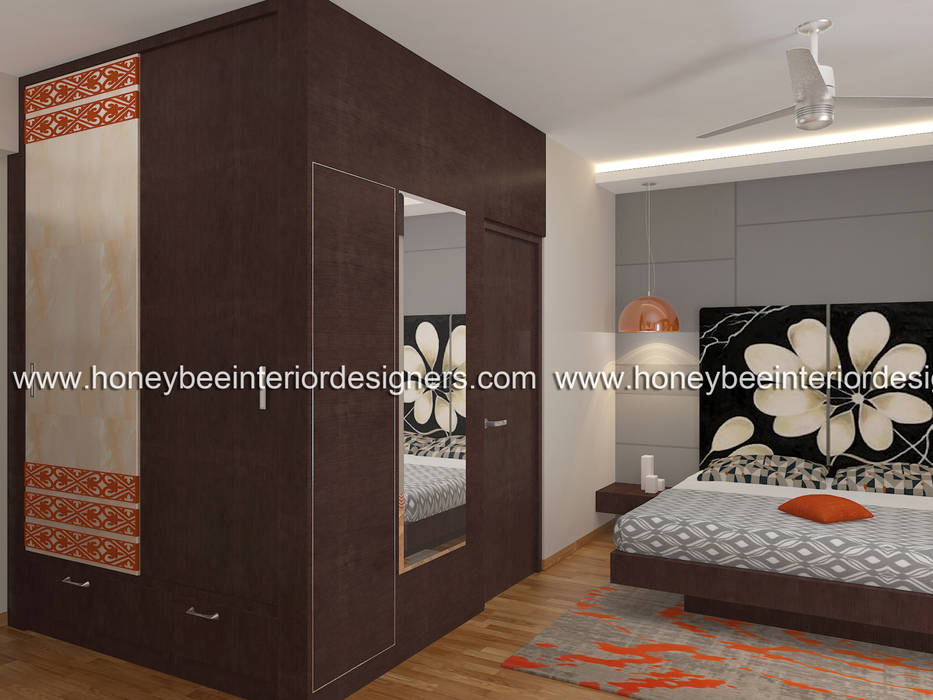 Master Bedroom Honeybee Interior Designers Modern style bedroom