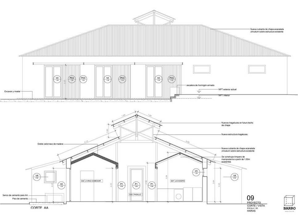 Las Casitas / Caballerizas en Lujan, BARRO arquitectos BARRO arquitectos 被動式房屋