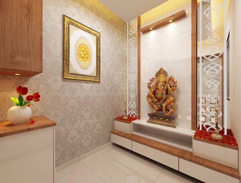 Puja room angle 1 Square 4 Design & Build Study/office