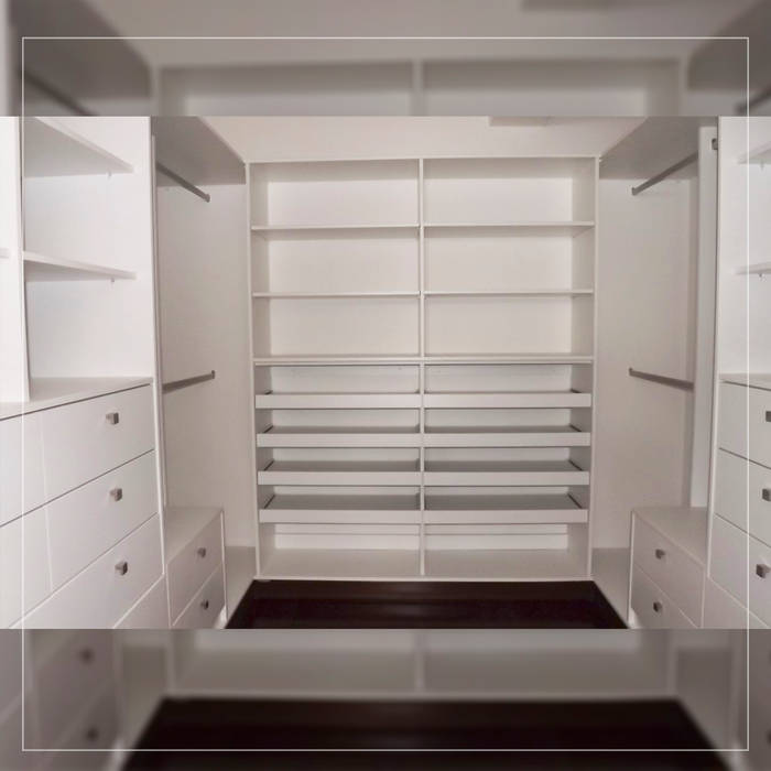 S P A C E - Closets y Walk in Closets, Corporación Siprisma S.A.C Corporación Siprisma S.A.C Modern dressing room Wardrobes & drawers