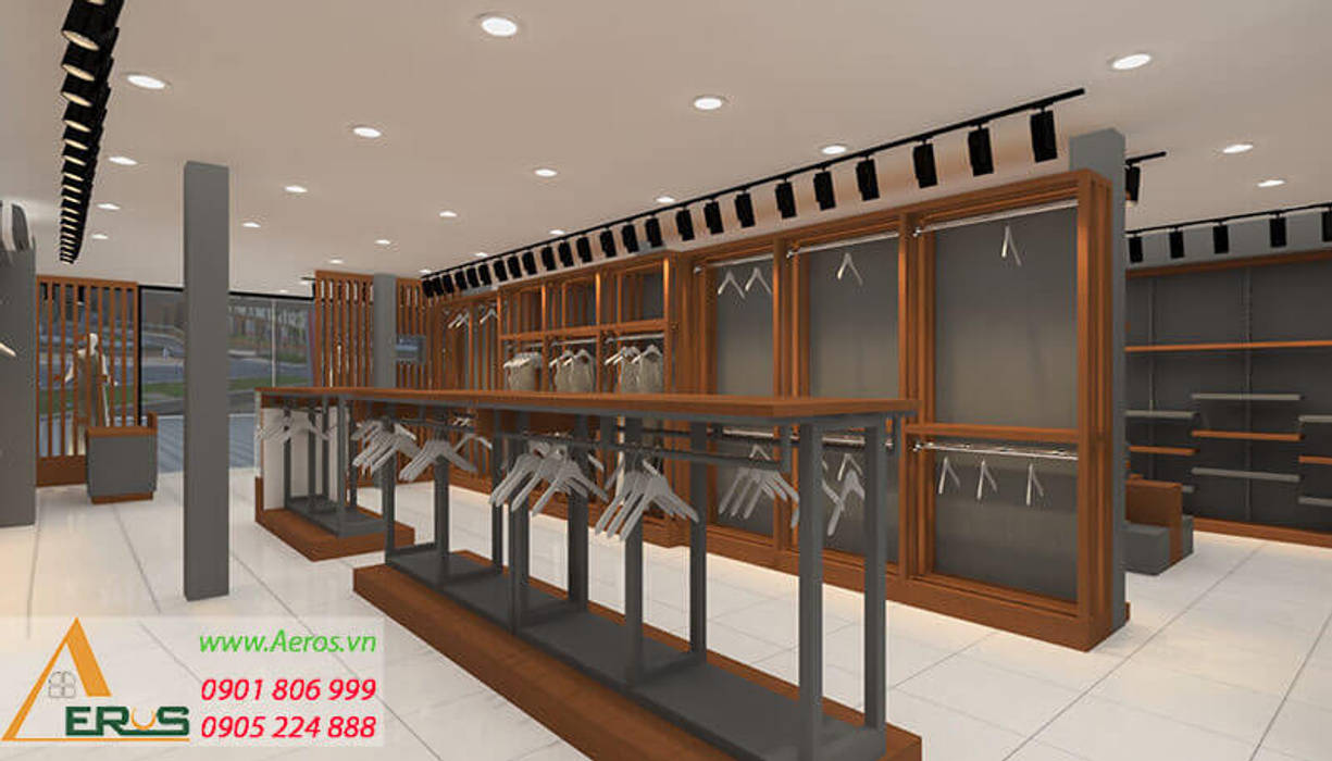 Thiet ke thi cong shop thoi trang Ailes - Tan Binh, xuongmocso1 xuongmocso1 Commercial spaces Văn phòng & cửa hàng