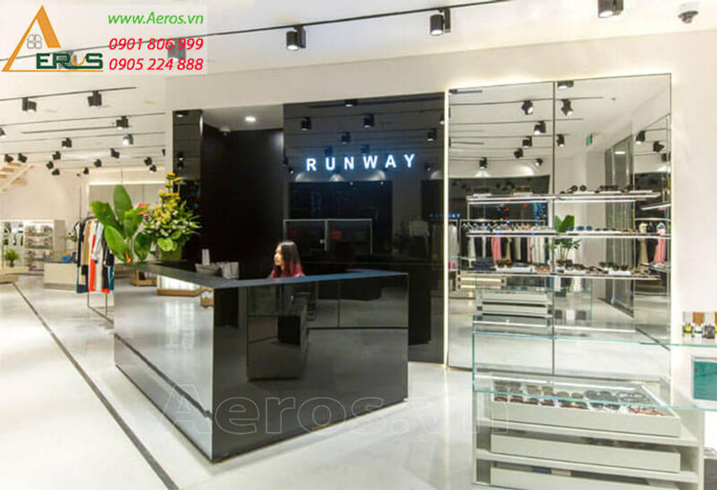 Thiet ke shop thoi trang Runway - Quan 3, xuongmocso1 xuongmocso1 Espaces commerciaux Locaux commerciaux & Magasins