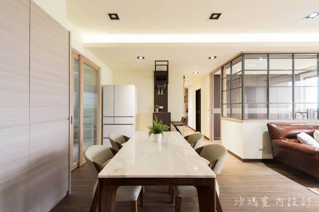 低調 奢華, 沙瑪室內裝修有限公司 沙瑪室內裝修有限公司 Modern Dining Room