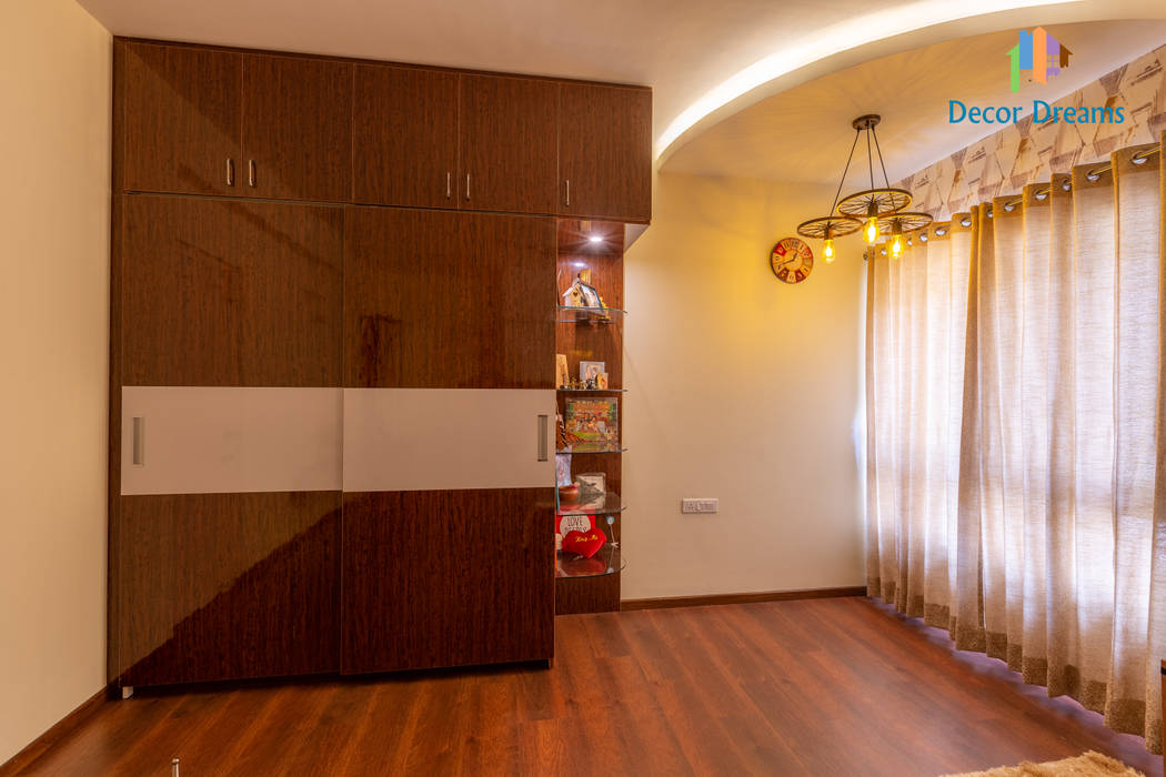 Valmark Aastha, 3 BHK - Mr. Anup & Ms. Harshitha, DECOR DREAMS DECOR DREAMS Chambre moderne