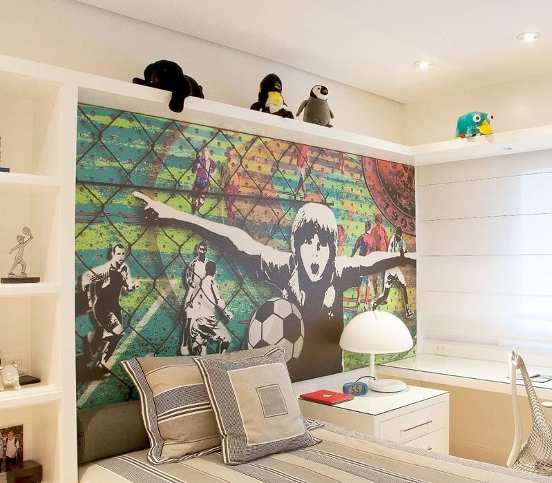 Decoração Apartamento , Anne Báril Arquitetura Anne Báril Arquitetura Boys Bedroom