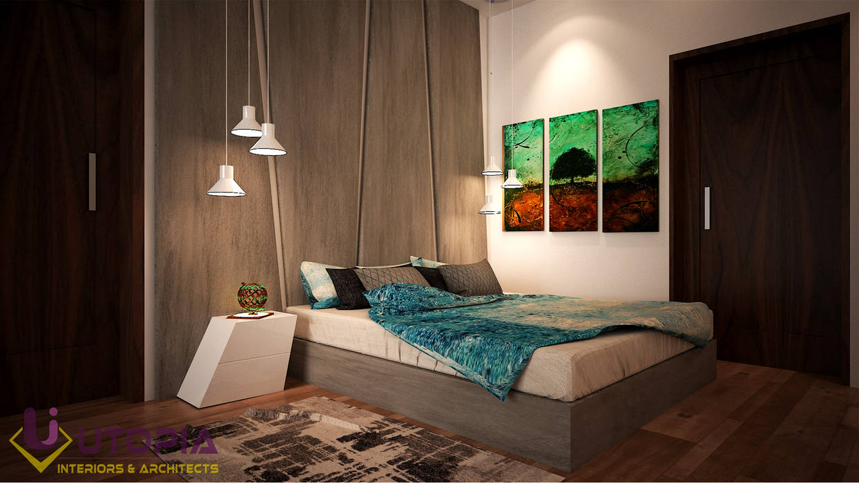 Designer Bed Asian Style Bedroom By Utopia Interiors Architect