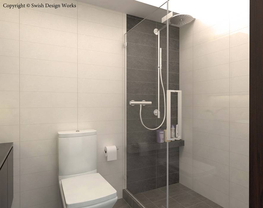 Jalan Tiga, Swish Design Works Swish Design Works Classic style bathroom