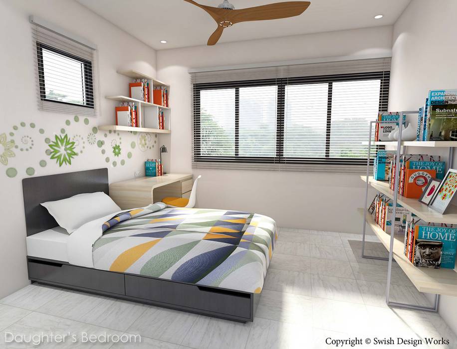 Serangoon North Ave 2, Swish Design Works Swish Design Works Small bedroom