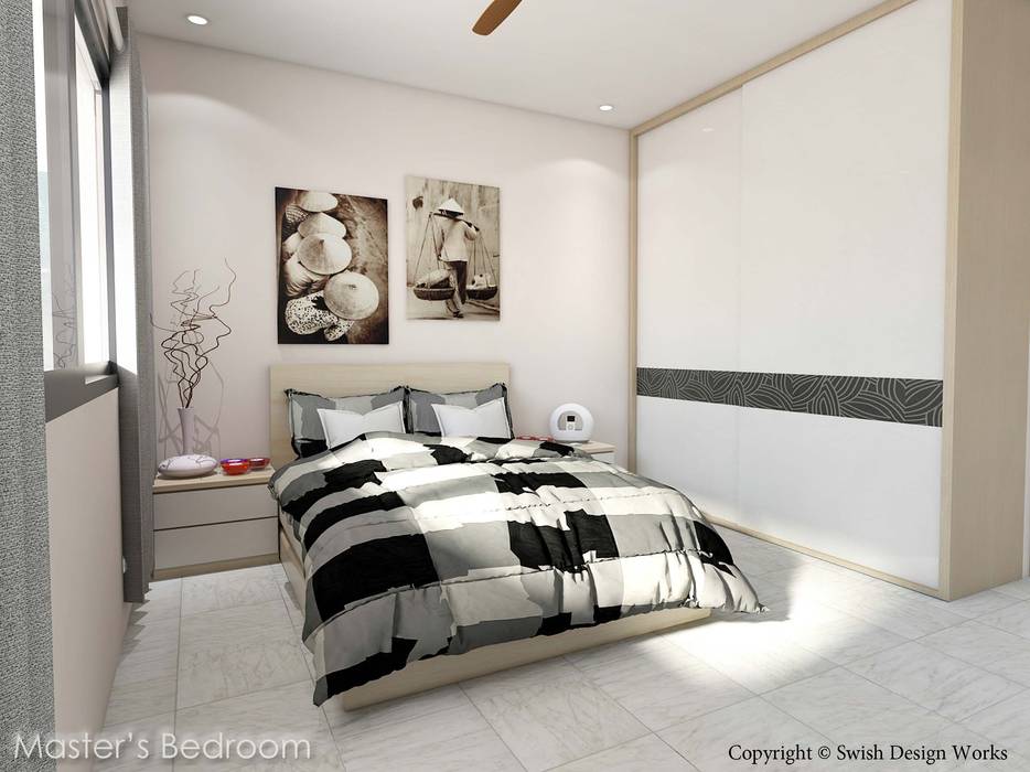Serangoon North Ave 2, Swish Design Works Swish Design Works Small bedroom