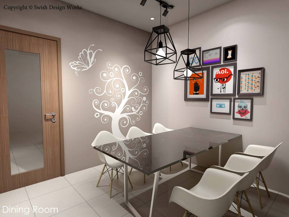 Anchorvale Road, Swish Design Works Swish Design Works Modern dining room