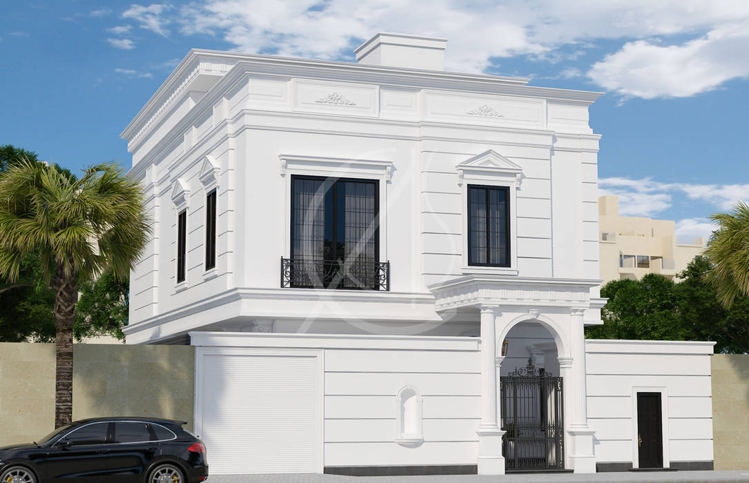 Neoclassical Saudi Arabian House Design Classic Style Houses By