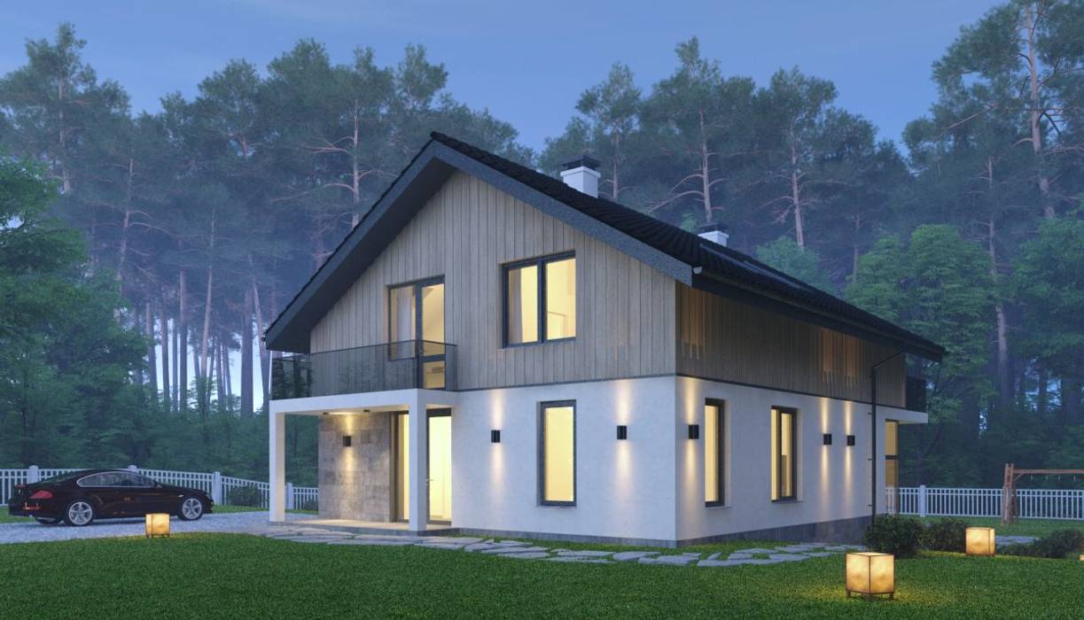 Дом со вторым мансардным этажом, Альберт Галимов Альберт Галимов Passive house