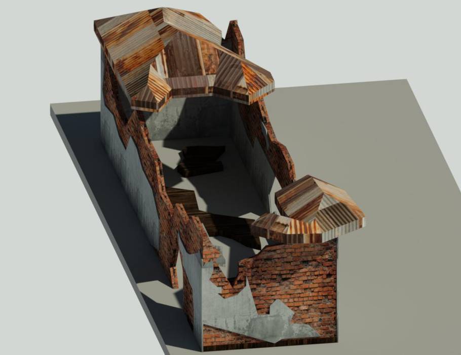 3D MODELLEME, Kadir Kırıcı Architecture Kadir Kırıcı Architecture Casas pequeñas Ladrillos