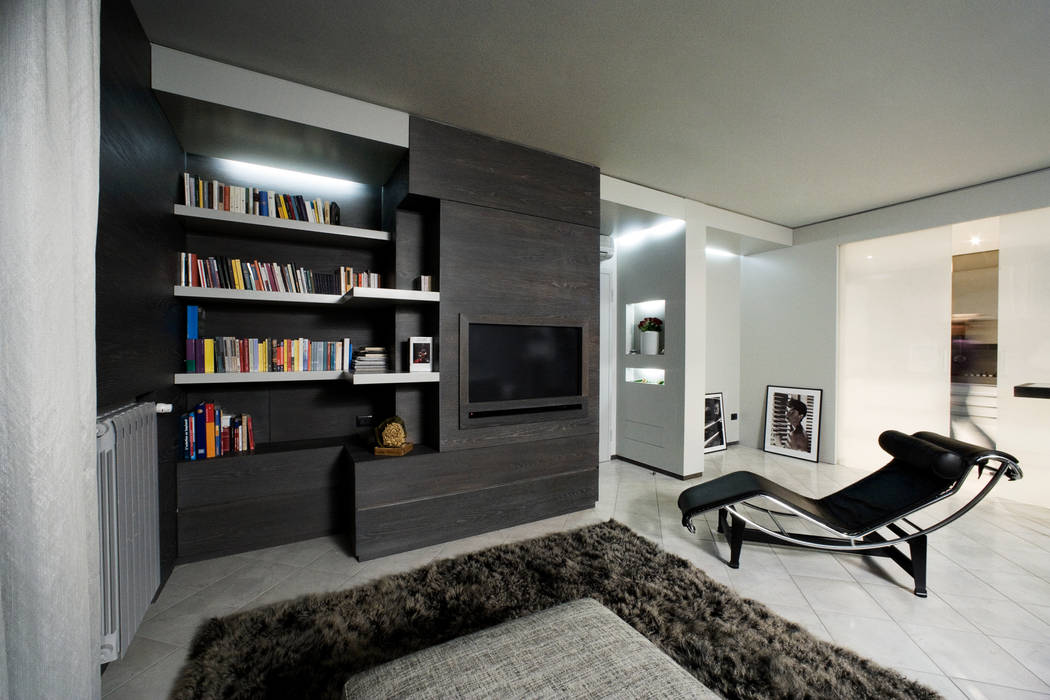Relax living room Arredamenti Caneschi srl Modern Living Room Wood Wood effect TV stands & cabinets