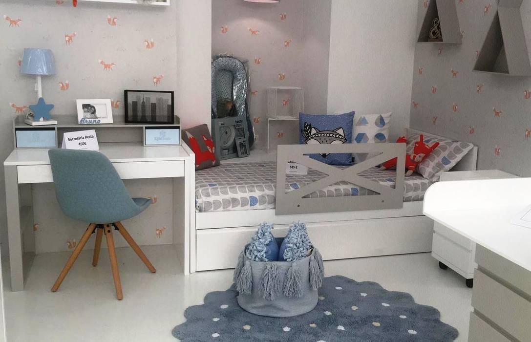 homify Dormitorios infantiles modernos Tablero DM Camas y cunas