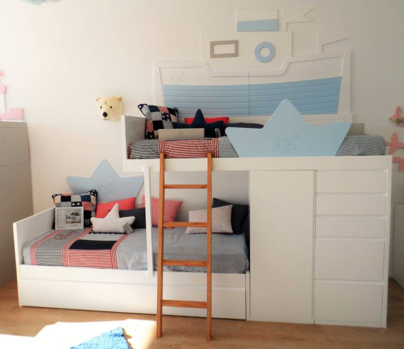 homify Nursery/kid’s room MDF Beds & cribs