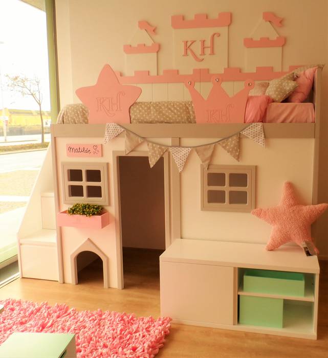 homify Quarto infantil moderno MDF Camas e berços