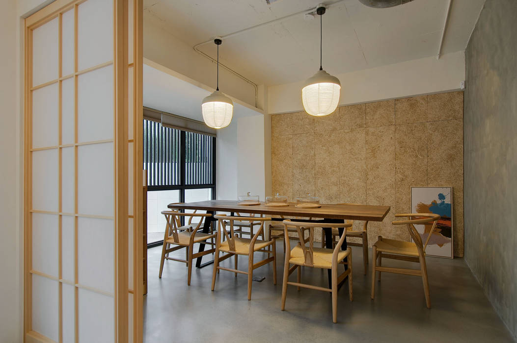 Sunlight 天光為伴, 六相設計 Phase6 六相設計 Phase6 商业空间 Y chair,日式,榻榻米,咖啡廳,清水模,餐廳
