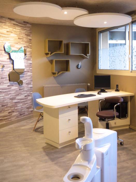 Cabinet Dentaire Chollet, MIINT - design d'espace & décoration MIINT - design d'espace & décoration Commercial spaces Clinics