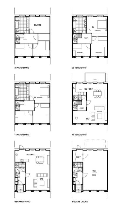 Woningbouw Lindenkruis Fase 1, Maastricht Verheij Architect Eengezinswoning