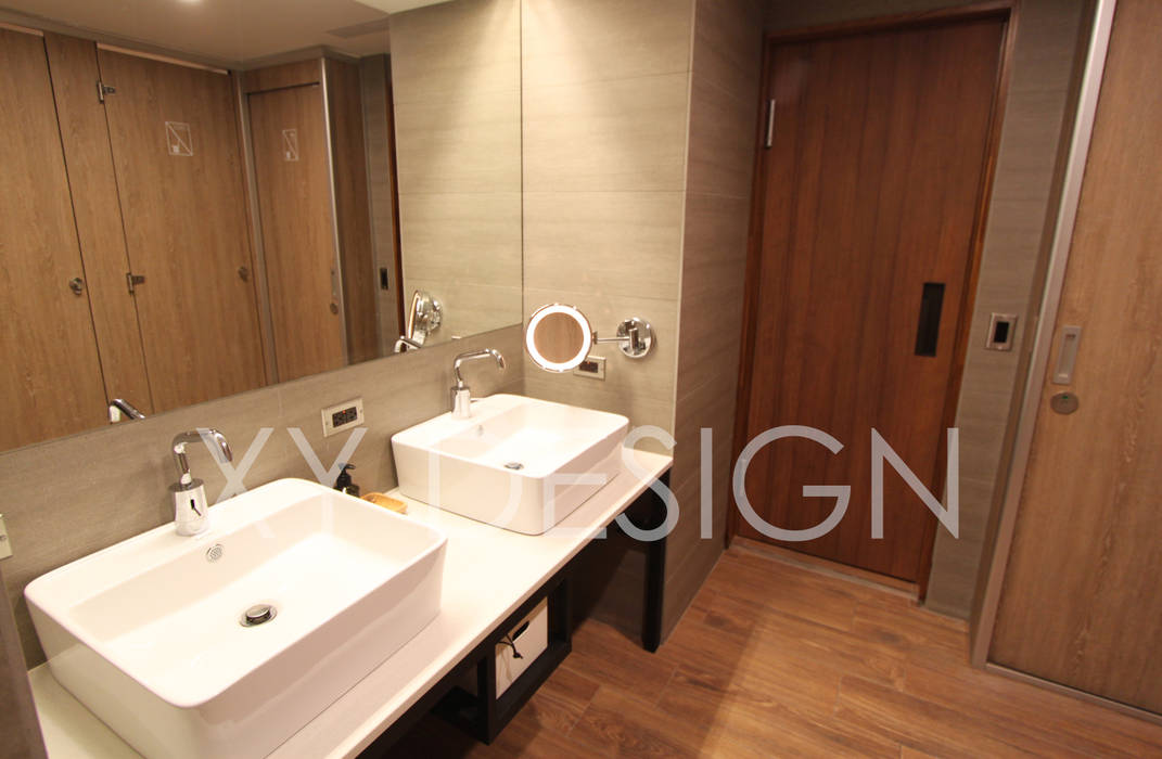 雙人洗手台 XY DESIGN - XY 設計 Modern Bathroom Sinks