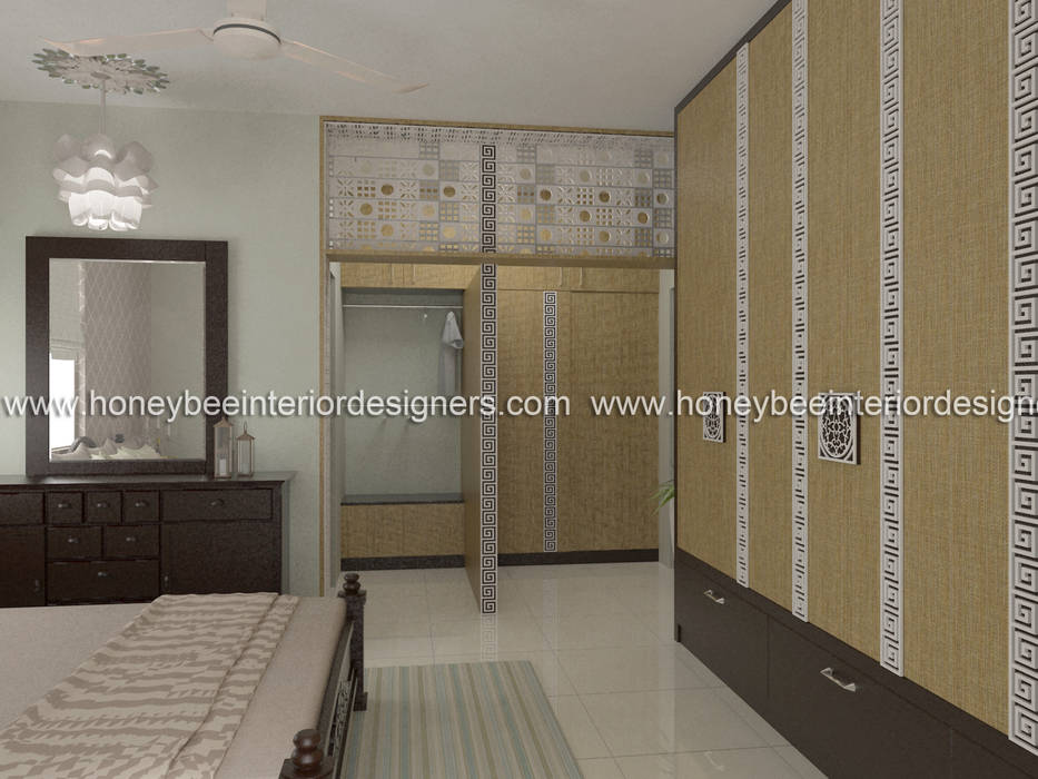 Master Bedroom Honeybee Interior Designers Eclectic style bedroom