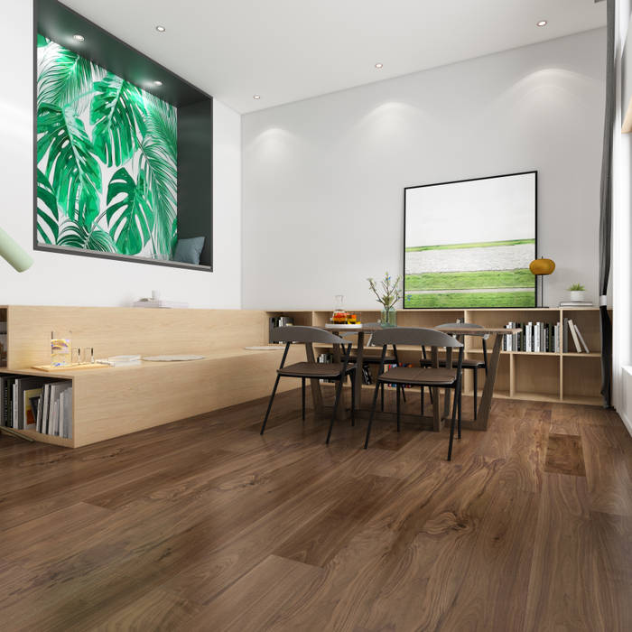 Contemporary Walnut Proyecto, Global Woods Global Woods Floors Wood Wood effect