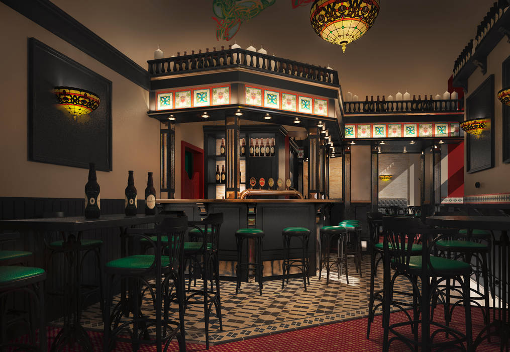 Бар «Harat’s Pub», FIMA design FIMA design Commercial spaces Quán bar & club
