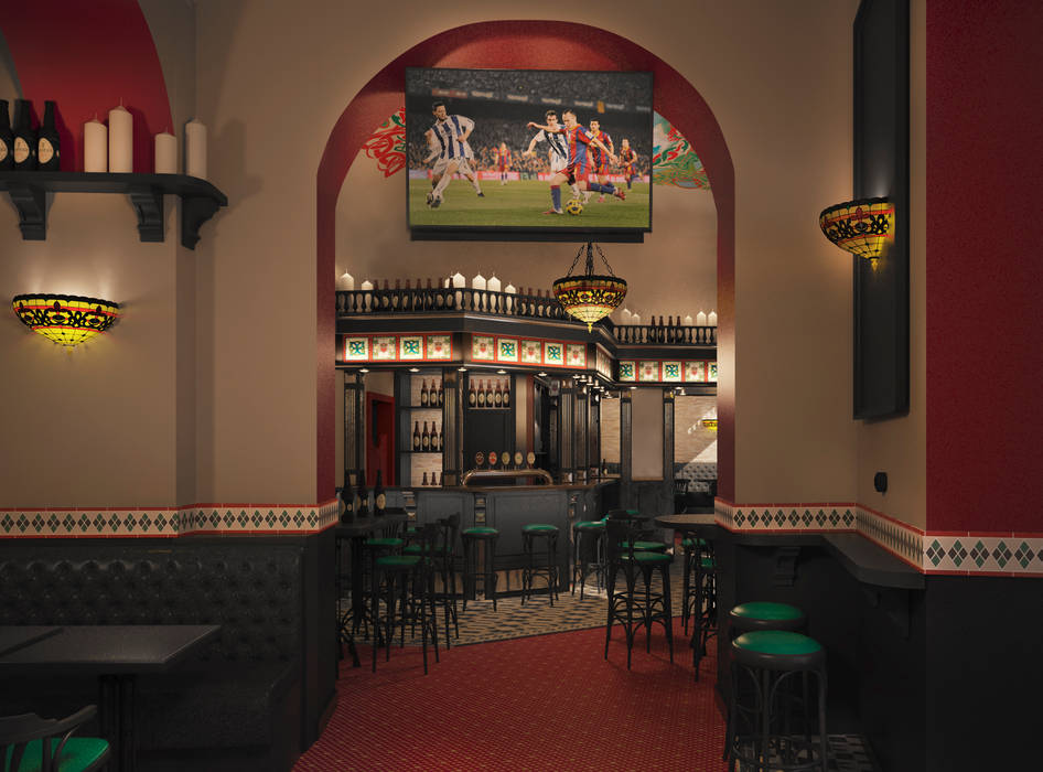 Бар «Harat’s Pub», FIMA design FIMA design Ruang Komersial Bar & Klub