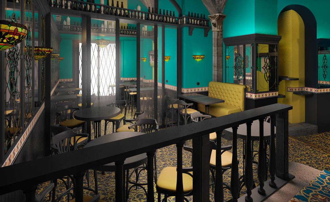 Бар «Harat’s Pub», FIMA design FIMA design Commercial spaces Bars & clubs