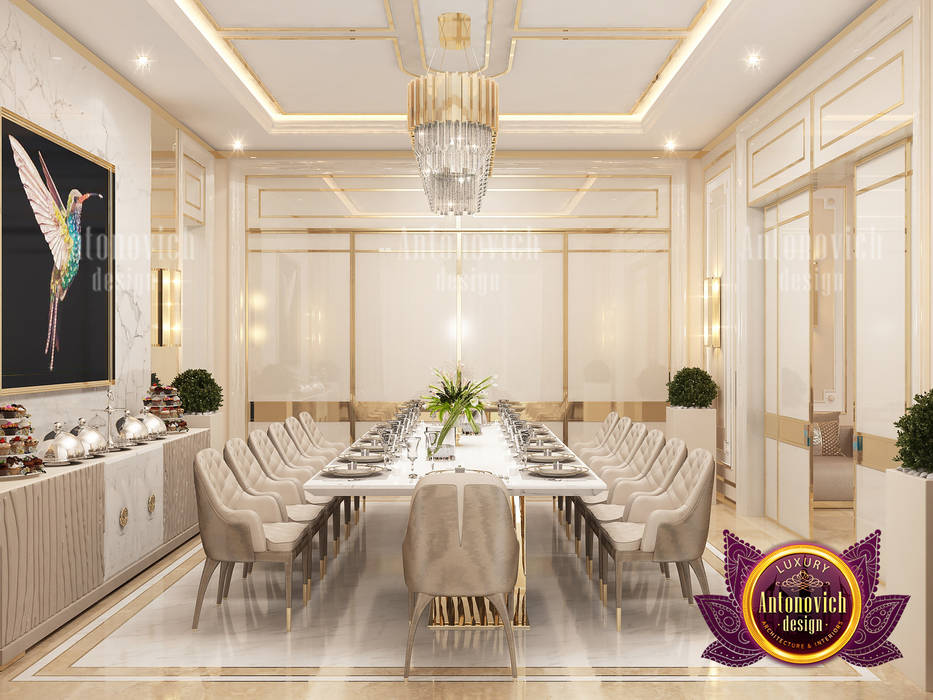 New Dining Interior for Luxury, Luxury Antonovich Design Luxury Antonovich Design