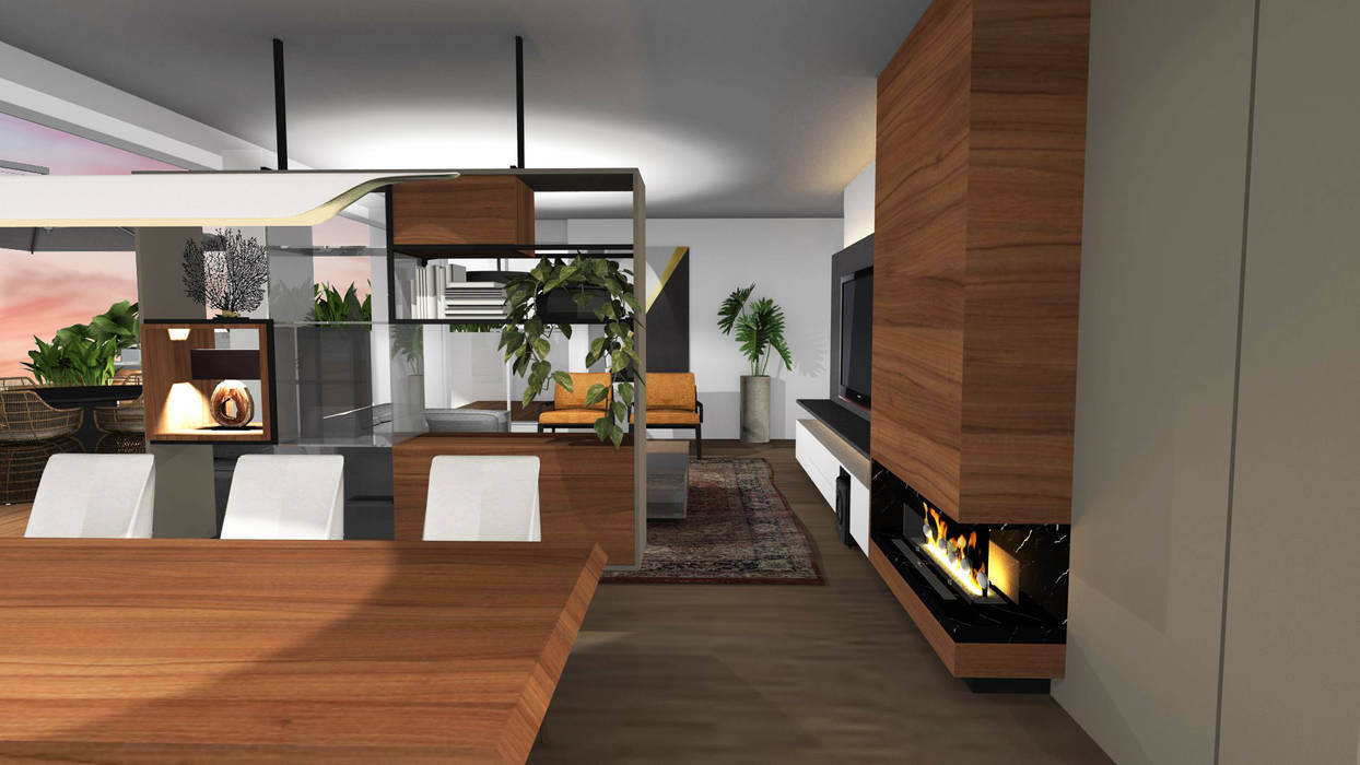 Casa em Gaia, Form Arquitetura e Design Form Arquitetura e Design Modern living room