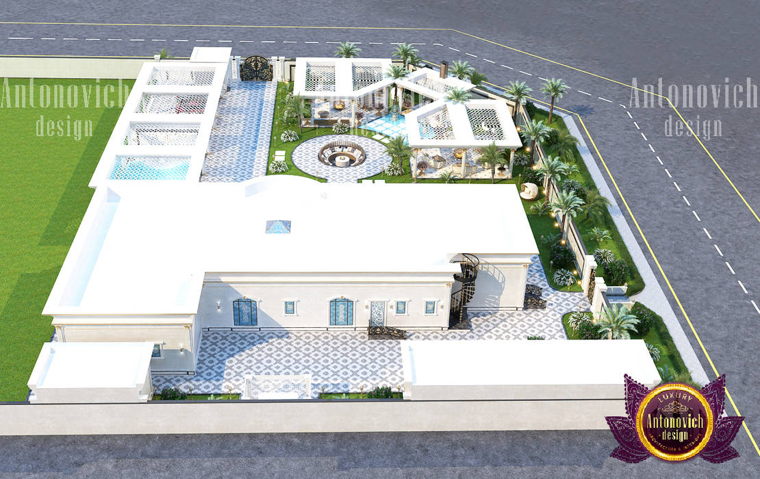 Mansion Exterior Designed with Luxury, Luxury Antonovich Design Luxury Antonovich Design