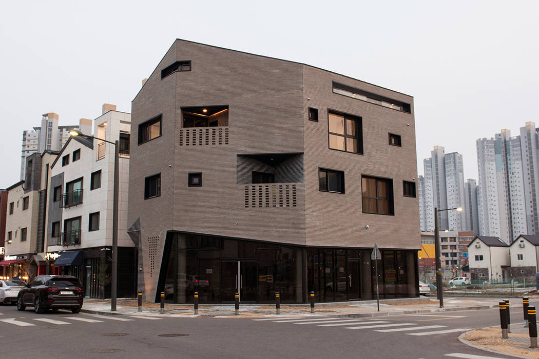 시흥시 배곧(정왕동 2450) 상가주택, AAG architecten AAG architecten Multi-Family house Bricks