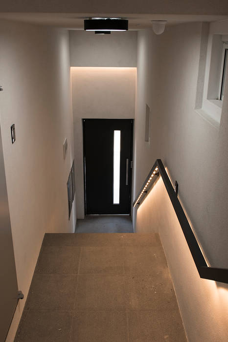 시흥시 배곧(정왕동 2450) 상가주택, AAG architecten AAG architecten Treppe Kalkstein